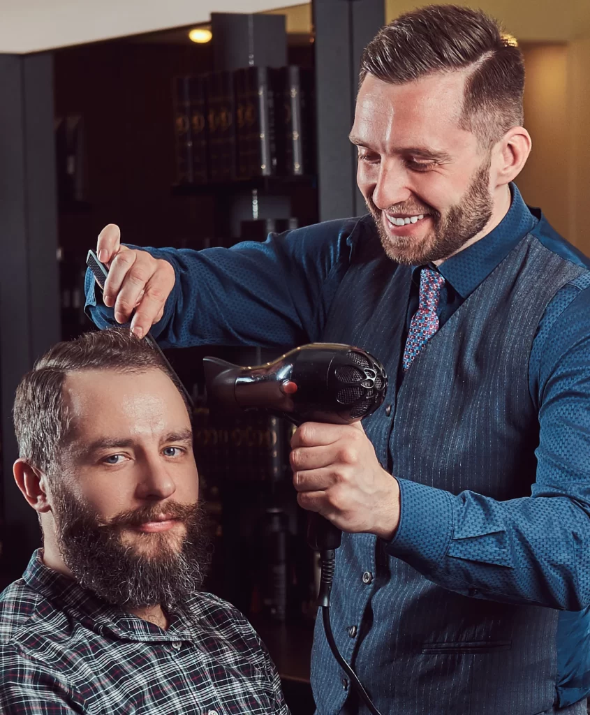 Barber hair dry